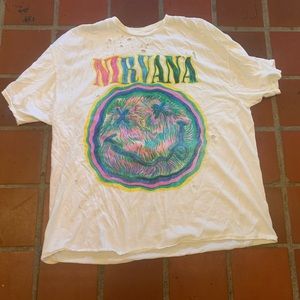 Urban outfitters oversized t shirt dress nirvana S/M